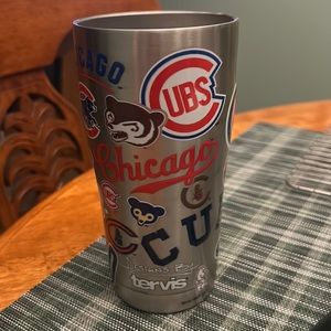 TERVIS TUMBLERS CHICAGO CUBS 20OZ STAINLESS STEEL TUMBLER - GREY